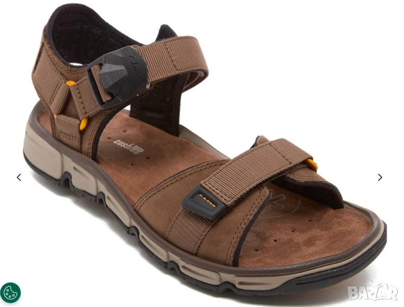 Мъжки сандали Clarks Explore  набук номер 44, снимка 1