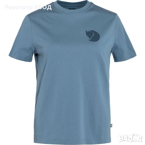 Дамска тениска Fjall Raven - Fox Boxy Logo Tee, в цвят Dawn Blue, снимка 1