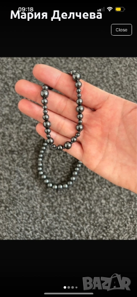 Комплект - Колие и гривна с перлен дизайн, снимка 1