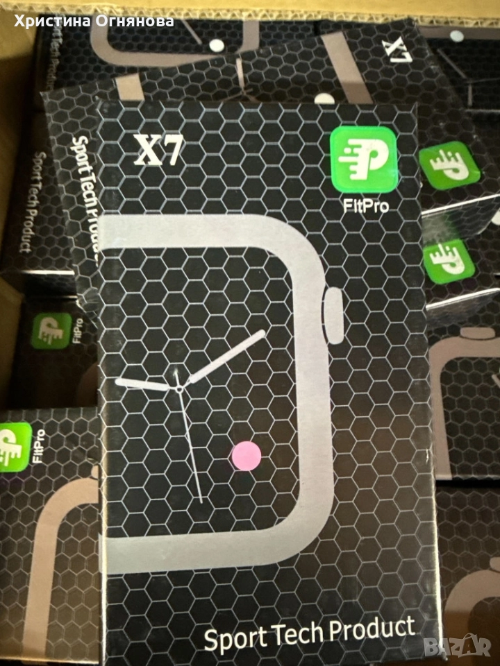 Смарт часовник 1,44-инчов екран с пълно докосване за мъже и жени Bluetooth разговор., снимка 1