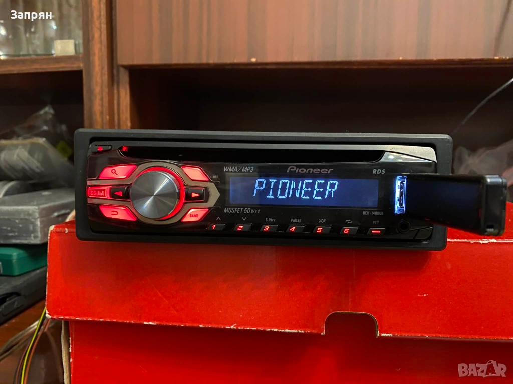 Авто Сд плеър Пайнер/Pioneer Сд/Мп3/УСБ и Аукс, снимка 1