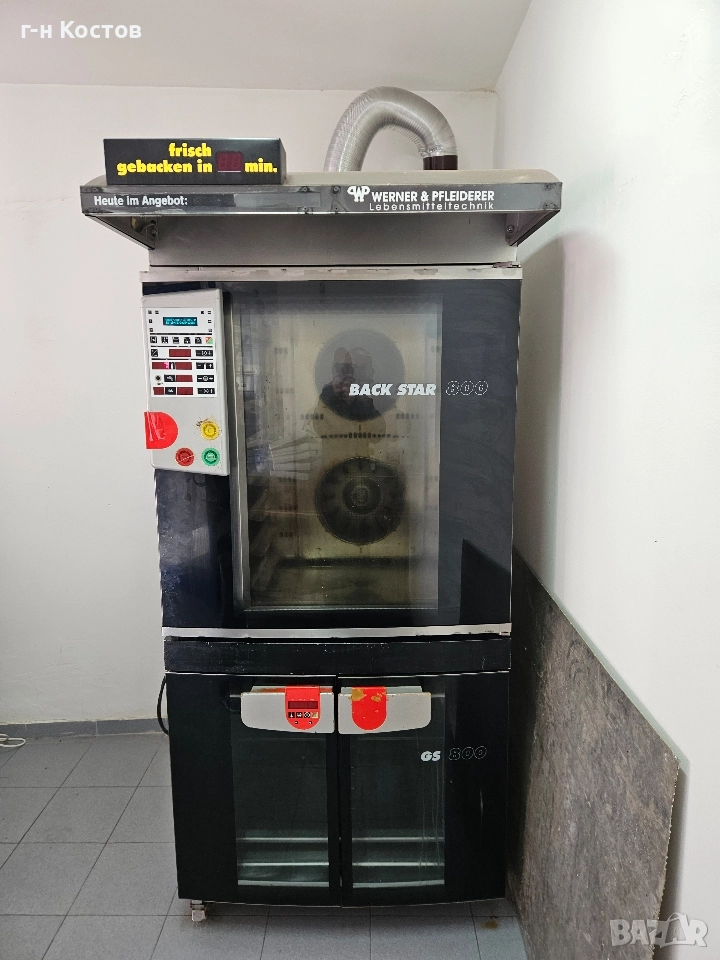 Конвектомат Немски трифазен 8бр. тави 60/40см. със втасвателен шкаф , снимка 1