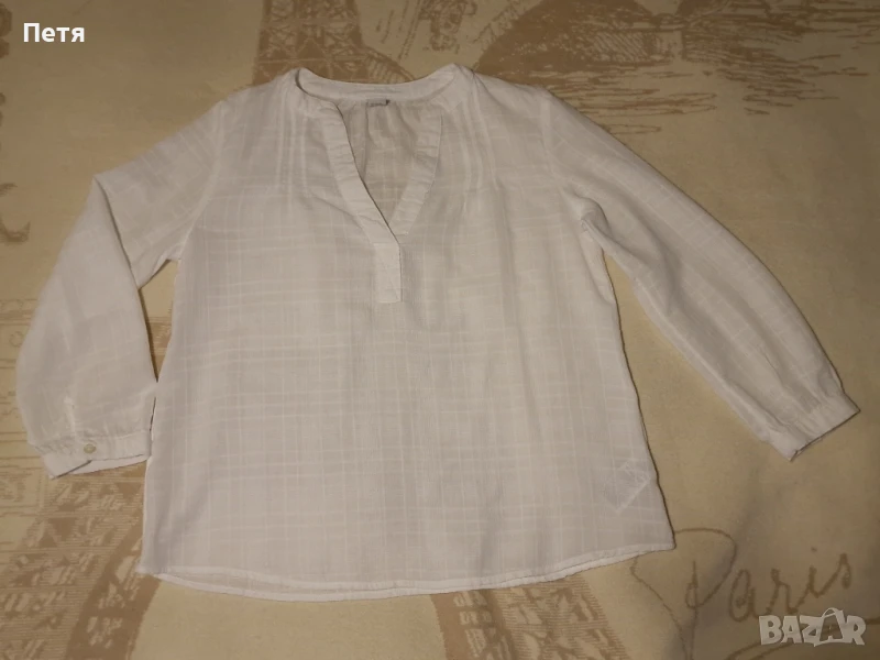 бяла блуза, снимка 1