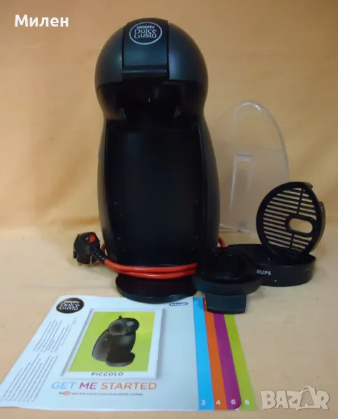 Кафемашина с гаранция 1 година капсули Dolce Gusto Krups Piccolo.Black, снимка 1