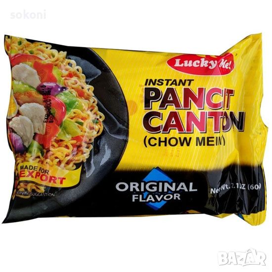 Pancit Canton Instant Noodles Original / Лъки Ми Инстантни Нудълси Панчит Кантон 60гр;, снимка 1
