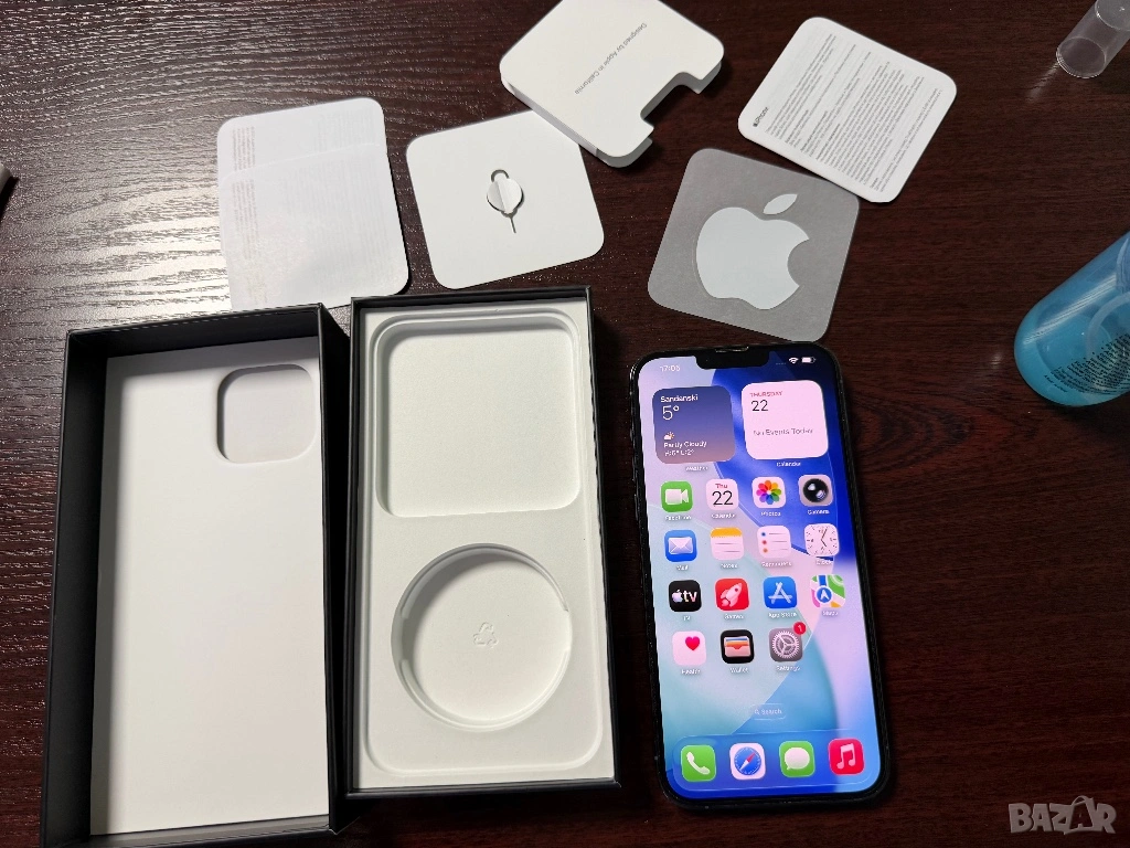 Iphone 13 Pro Max 128GB Sierra Blue, 87% батерия !!ПЕРФЕКТЕН!!, снимка 1