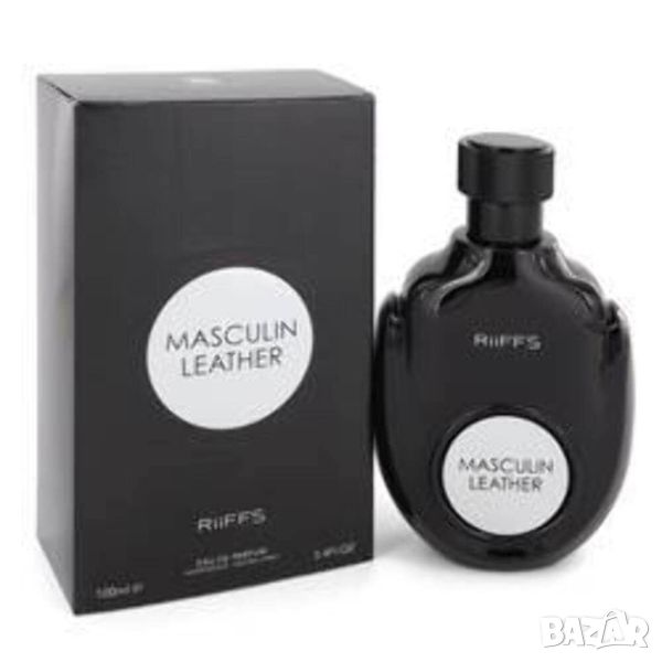 Уникален мъжки Арабски парфюм Masculin Leather RiiFFS Eau De Parfum 100ml, снимка 1