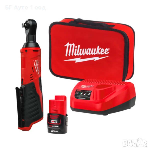 Тресчотка акумулаторна MILWAUKEE M12 FIR38-201B, снимка 1