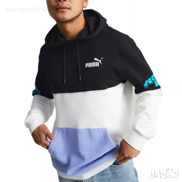 Мъжки сутчър PUMA Power Colourblock Hoodie Multicolor, снимка 1