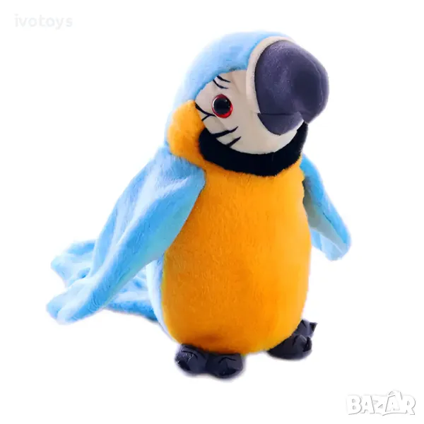 Детски повтарящ папагал ( плюшен ) - Код 5492, снимка 1