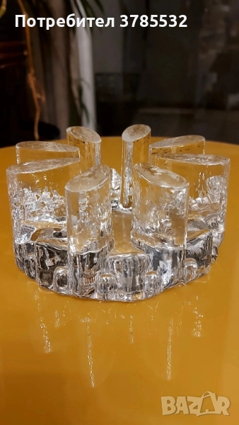 Кристална поставка за топло сервиране , снимка 1