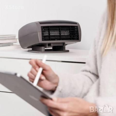 Вентилаторна печка Taurus CA-2400 – вентилаторен отоплител 2400W с 2 степени на мощност и защита , снимка 5 - Отоплителни печки - 51727707