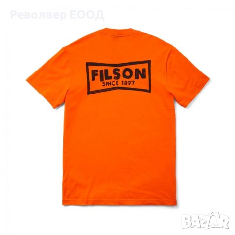 Тениска Filson - Ranger graphic, в цвят Blaze/Lumberjack, снимка 2 - Екипировка - 45337963