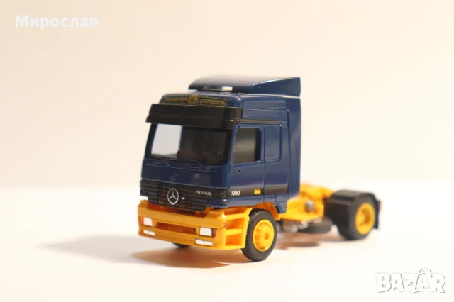 AWM H0 1/87 MERCEDES ACTROS АМИОН МОДЕЛ ТИР, снимка 2 - Колекции - 51073249