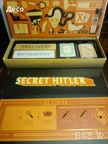 Интересна настолна игра Secret Hitler. , снимка 5 - Настолни игри - 54243441
