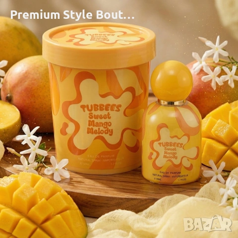 Детски парфюм с тропическо манго и ванилия Tubbees Sweet Mango Melody, 50 мл, снимка 3 - Унисекс парфюми - 54092018