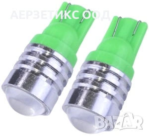 КРУШКА T10 W5W 12V LED ЗЕЛЕНА