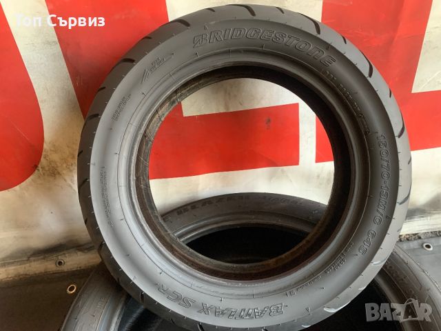 150 70 13, Гума за скутер, Мото гума, Bridgestone BattlaxSC, снимка 4 - Гуми и джанти - 46598956