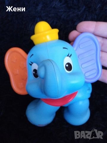 Бебешка играчка Fisher Price слонче Дисни Дъмбо , снимка 1 - Дрънкалки и чесалки - 45489942