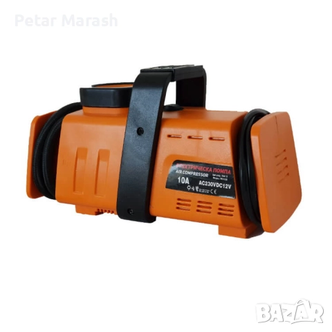 KraftWorld компресор за въздух 12V/220V, универсален за автомобили и дома, снимка 3 - Компресори - 51792936