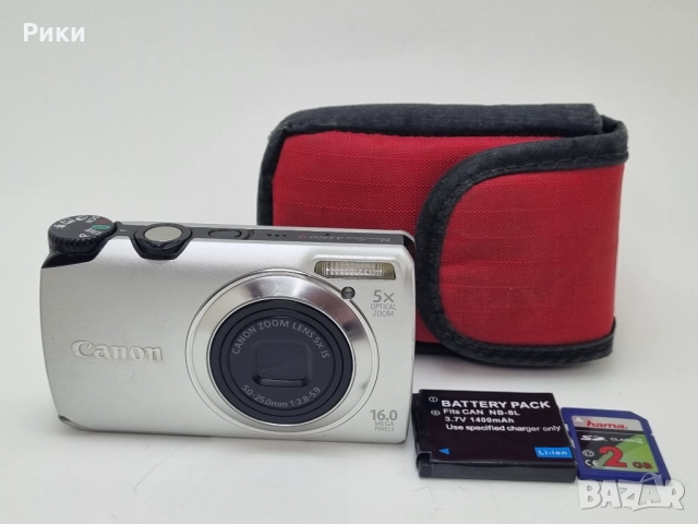 Canon PowerShot A3300 IS 16.0MP Compact Digital Camera Silver
