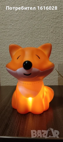 Светеща лампа Лисица.Нощна лампа Small Fox Animal., снимка 7 - Други - 54185308