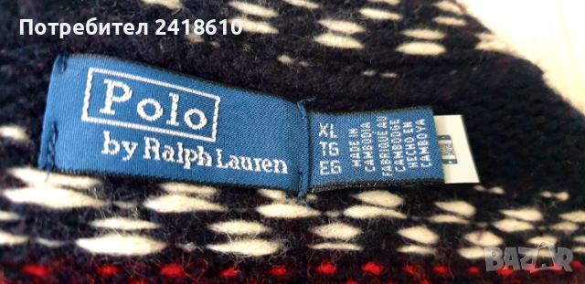 POLO Ralph Lauren Wool   Knit Womens Size L /XL НОВО! ОРИГИНАЛ! Дамски Пуловер !, снимка 5 - Блузи с дълъг ръкав и пуловери - 52638080
