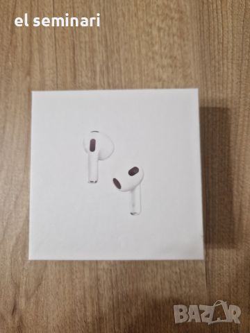 Нови Безжични слушалки Apple AirPods 3, снимка 1