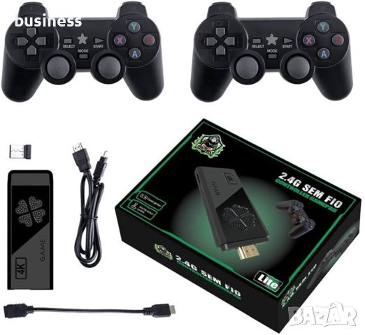 Игрова конзола HDMI 2.4G WIRELESS CONTROLLER GAMEPAD с над 10000 игри, снимка 2 - PlayStation конзоли - 46805003