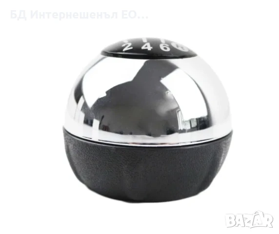 Топка за скоростен лост, Fiat 500 Abarth, Хром, Черен, 6 скорости,, снимка 3 - Части - 50992251