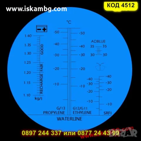 Многофункционален оптичен тестер за автомобилни течности - КОД 4412, снимка 5 - Аксесоари и консумативи - 50351758
