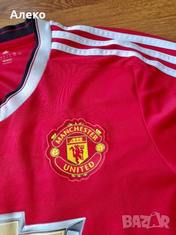 Adidas Manchester united футболна тениска L размер , снимка 9 - Тениски - 46038671