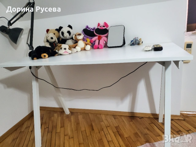 Трапезна маса бяла 120х70