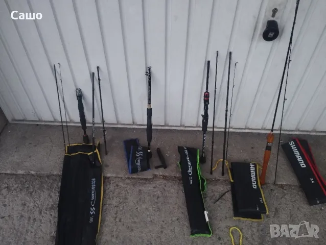 Спининг и кастинг въдици, ретро комплект Daiwa и други , снимка 1