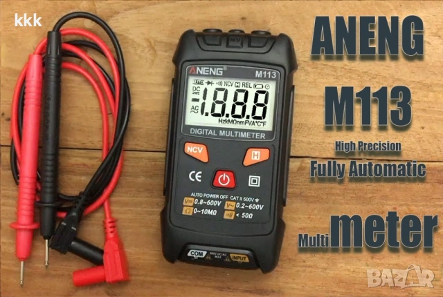 Цифров мултицет Aneng M113, снимка 2 - Друга електроника - 53706888