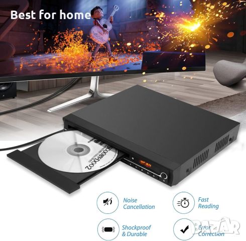 VATI DVD плейър HDMI, снимка 4 - Плейъри, домашно кино, прожектори - 46555136