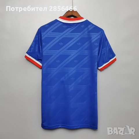 Мъжка ретро футболна тениска Manchester United F.C. season 86 размер XXL, снимка 2 - Тениски - 52183410