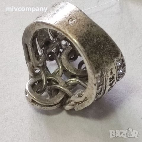 Дамски Сребърен пръстен 8.78грама, снимка 3 - Пръстени - 45407476