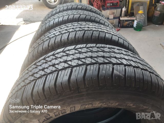 4 броя летни гуми 265/60R18 Bridgestone, снимка 5 - Гуми и джанти - 46515261