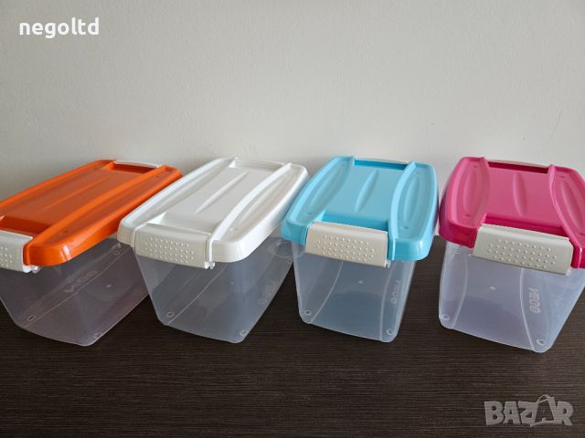 Пластмасова прозрачна кутия с капак 5 , 9 и 15 литра !  Кутия за съхранение на храна, играчки, лего , снимка 2 - Кутии за съхранение - 46460456