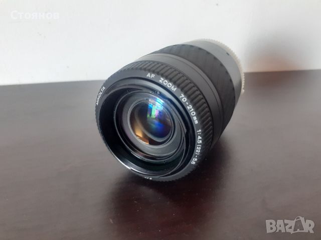 Обектив Minolta AF 70-210mm F4.5-5.6 A-mount 

, снимка 2 - Обективи и филтри - 46568179