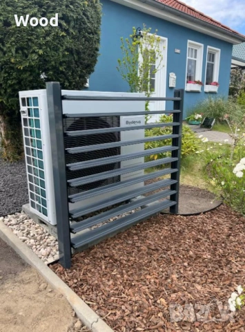 Жалюзи, ламелно ограждение за тераса, ограда, балкон и прегради 120×60 см – комплект – съвременна за, снимка 4 - Огради и мрежи - 53450697