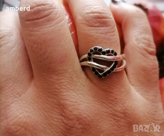 Страхотен сребърен пръстен - модел R003, снимка 2 - Пръстени - 53517191