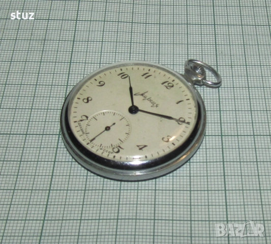 Джобен часовник Молния, снимка 4 - Антикварни и старинни предмети - 52886711