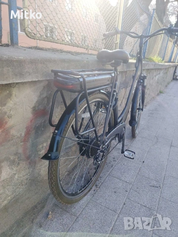 28 цола електрически велосипед с 7 скорости усилени капли амортисьори предни като нов , снимка 12 - Велосипеди - 53864905