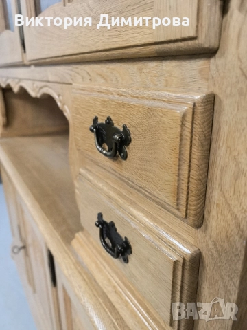 Витрина - бюфет МАСИВ, снимка 11 - Секции и витрини - 52890926