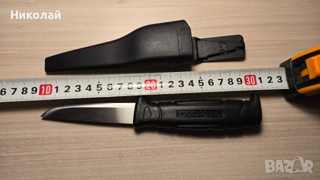 Шведски нож за работа, дране и др. много яка стомана, снимка 6 - Ножове - 53624740