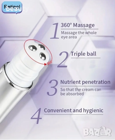 Ретинол серум с ролер за околоочен контур 15 мл, снимка 2 - Козметика за лице - 52908271