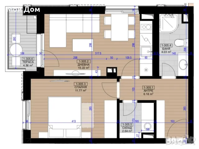 Продава 2-СТАЕН, гр. София, Младост 1, снимка 5 - Aпартаменти - 48700196