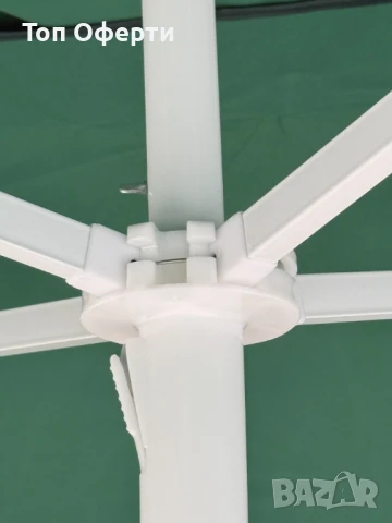 Чадър за градина и плаж – 2.40 м широчина, 2.60 м височина "Много здрав чадър", снимка 4 - Градински мебели, декорация  - 50409552